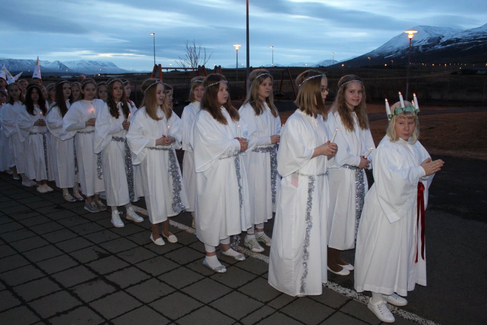 Lúsíur á ferð fyrir nokkrum árum.