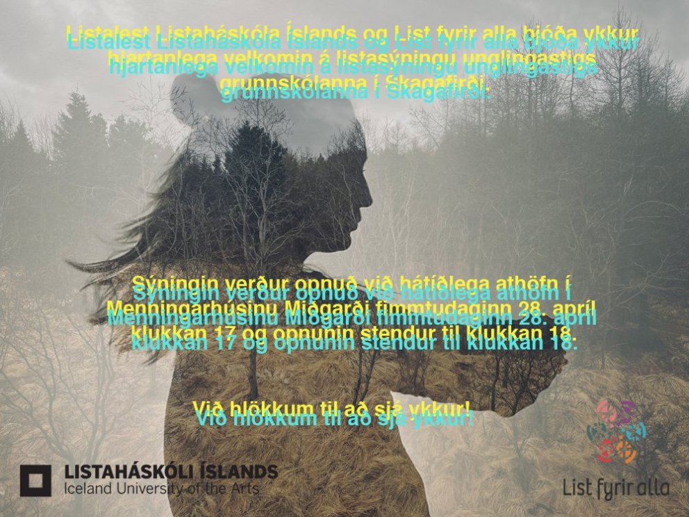 Vissir þú að unglingar í Skagafirði eru listamenn?