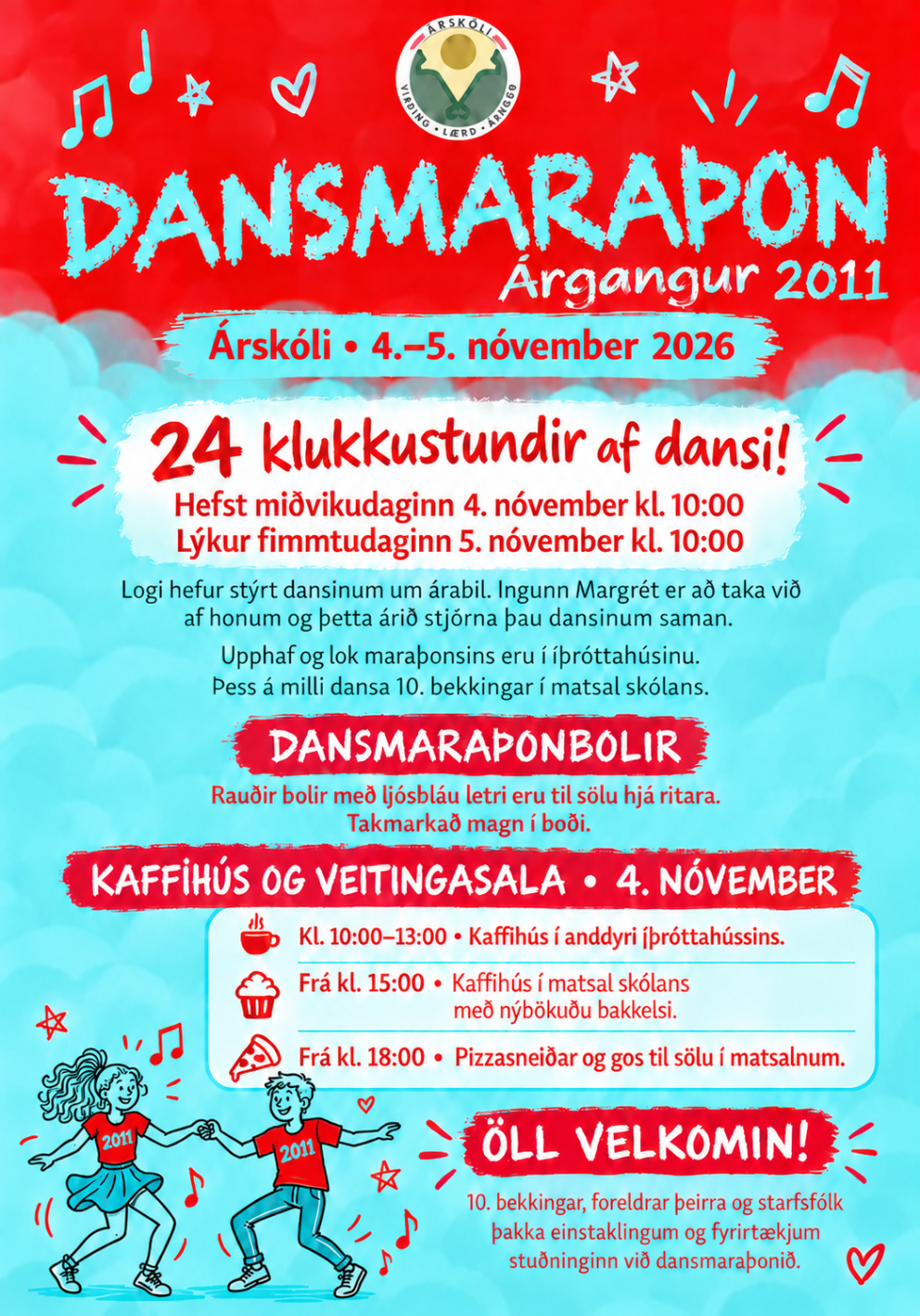Dansmaraþon 2026 - árgangur 2011