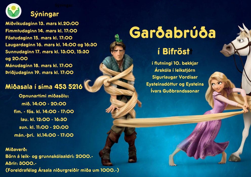 10.bekkur sýnir Garðabrúðu í Bifröst