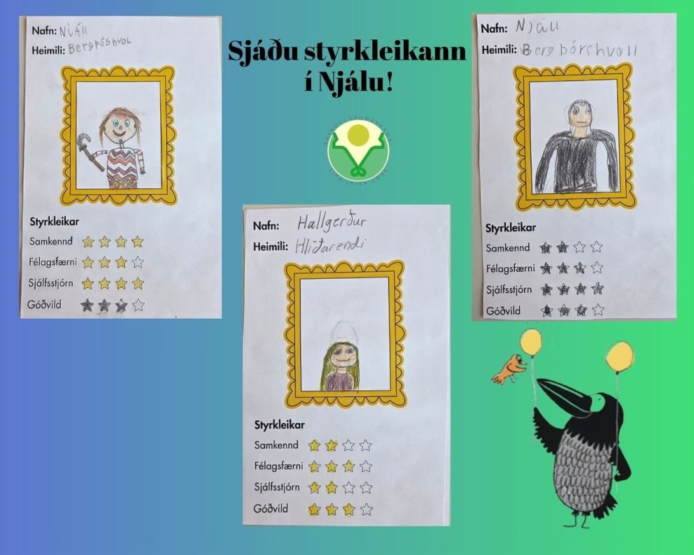 Sýnishorn af verkefni 6. bekkinga