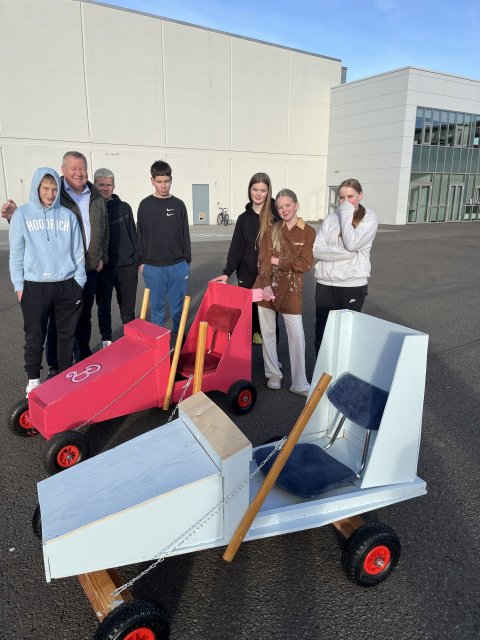 Kassabílar til afnota í frímínútum