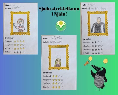Sýnishorn af verkefni 6. bekkinga